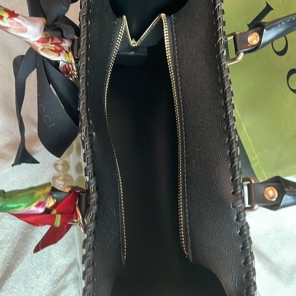 AUTHENTIC Gucci paper shopping bag handmade purse - Picture 3 of 9